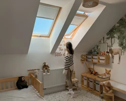 Przytulny klimat na poddaszu